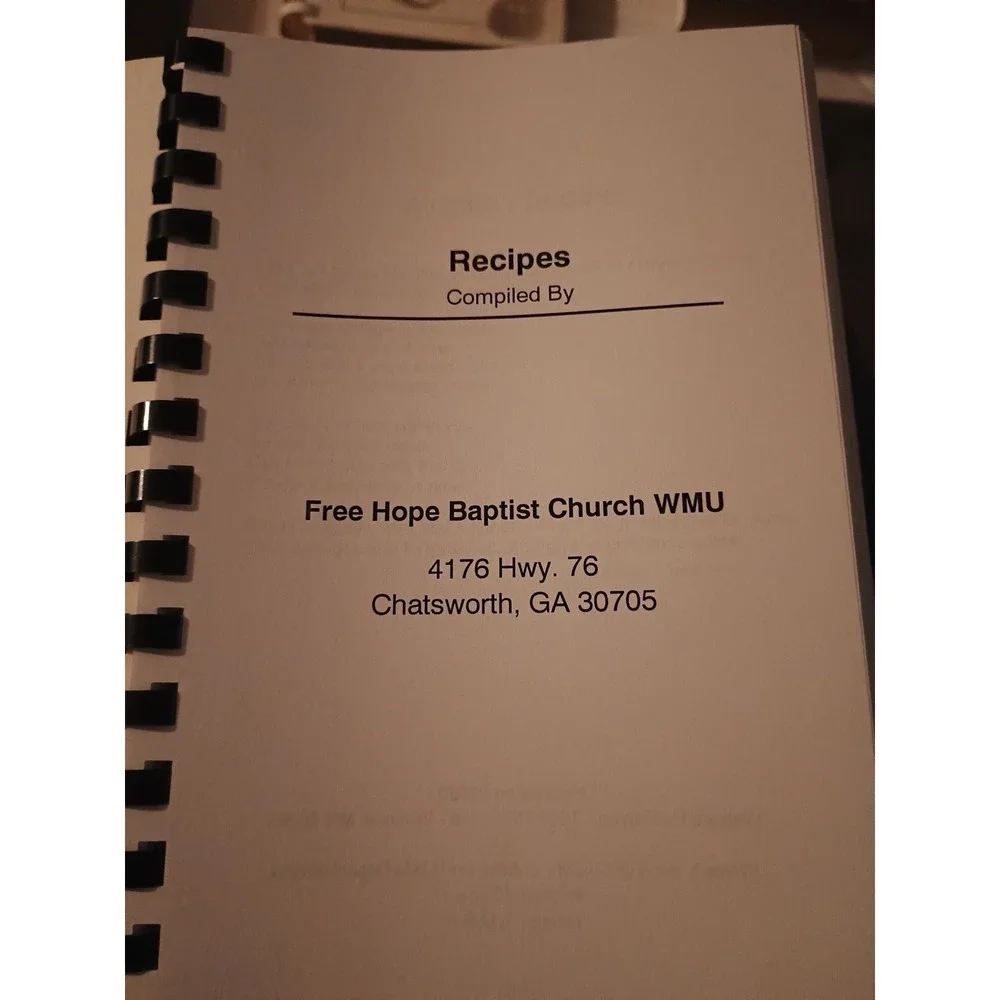 Good Things‎ to Eat From Free Hope Baptist Church Paperback Book
